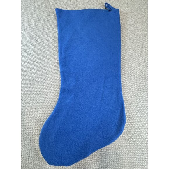 Jumbo Hobby Lobby Let It Snow Snowman Christmas Stocking 29" BlueFelt Winter - Picture 3 of 9